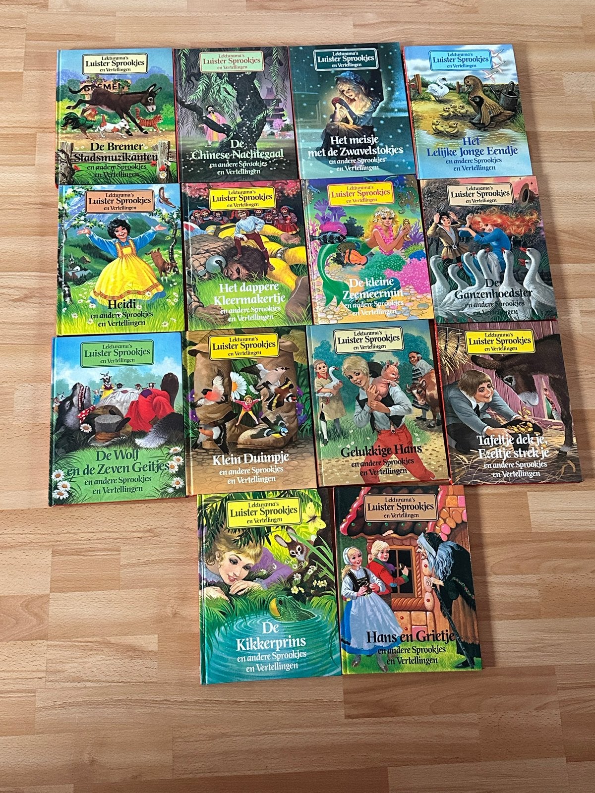 Lekturama's Luister Sprookjes, Ophalen, Gelezen