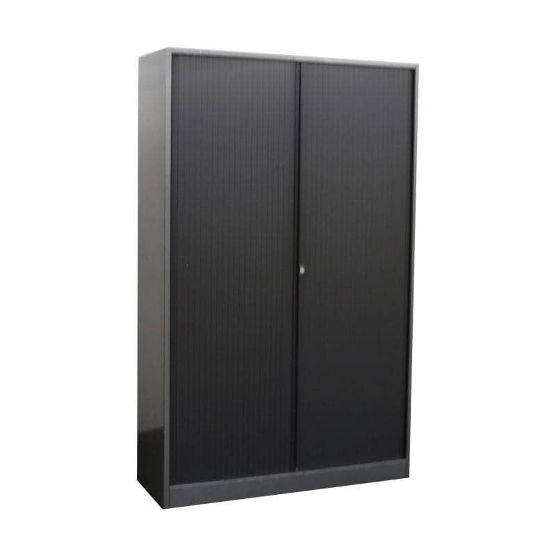 Ahrend Roldeurkast Antraciet Zwart 195 x 120 x 45 B-Keus, Huis en Inrichting, Kasten | Roldeurkasten en Archiefkasten, Gebruikt