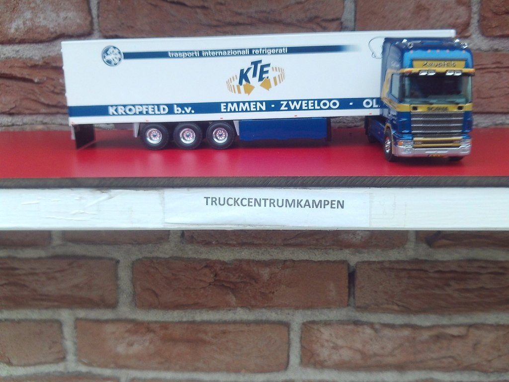 Tekno  Scania  4  serie  van  Kropfeld., Hobby en Vrije tijd, Modelauto's | 1:50, Ophalen of Verzenden, Zo goed als nieuw, Bus of Vrachtwagen