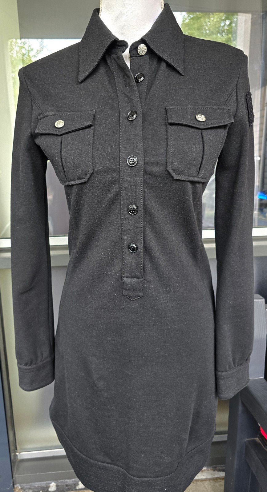 Blauer USA Utility Stretch Jurk Zwart - Maat S/36 TOP!, Blauer USA, Verzenden, Zwart, Zo goed als nieuw