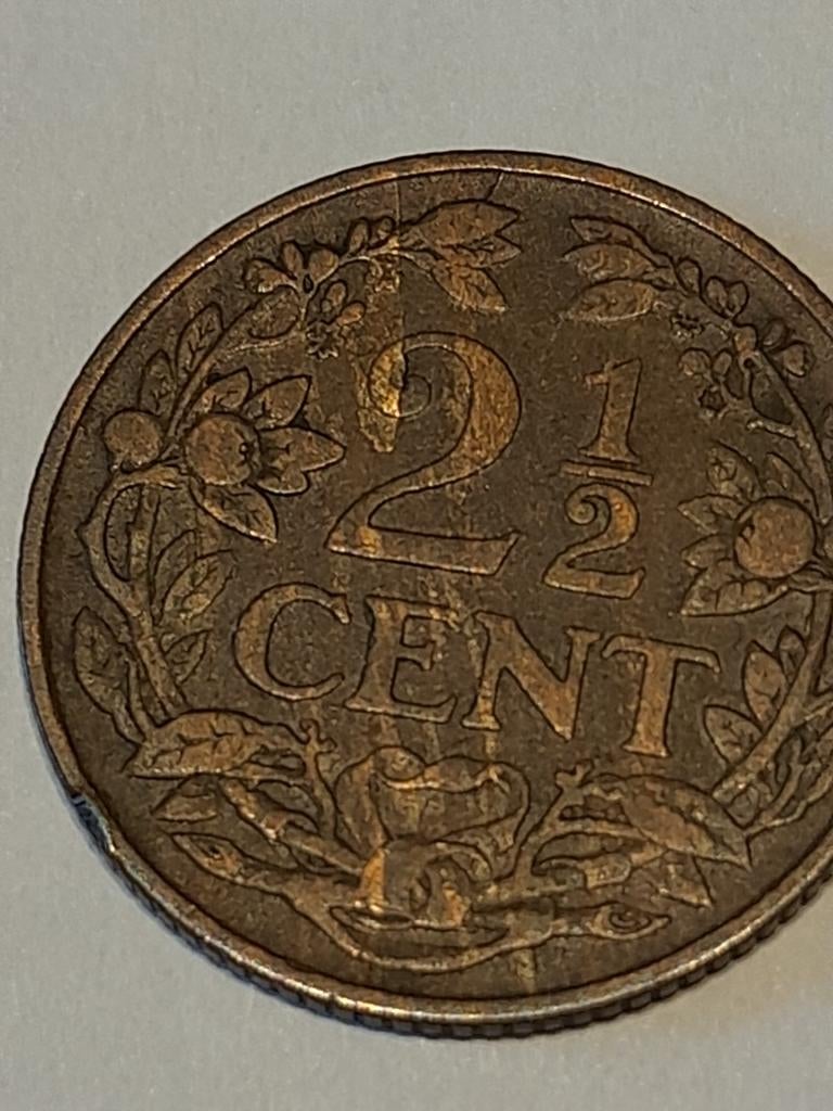 2,5 cent 1914 Koningin Wilhelmina, Ophalen of Verzenden