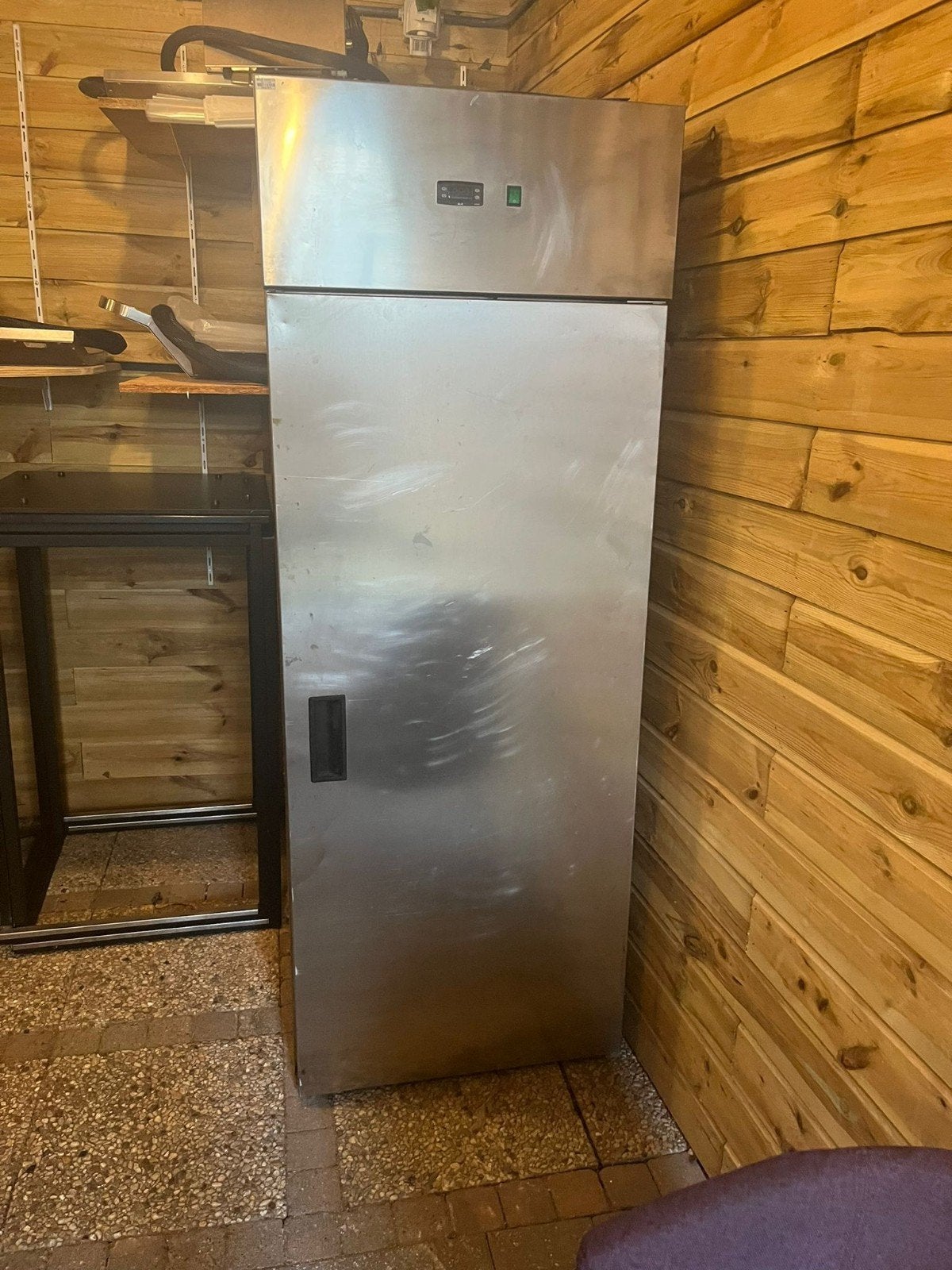 rvs vriezer, Witgoed en Apparatuur, Vriezers en Diepvrieskisten, Ophalen, Minder dan 60 cm, 160 cm of meer