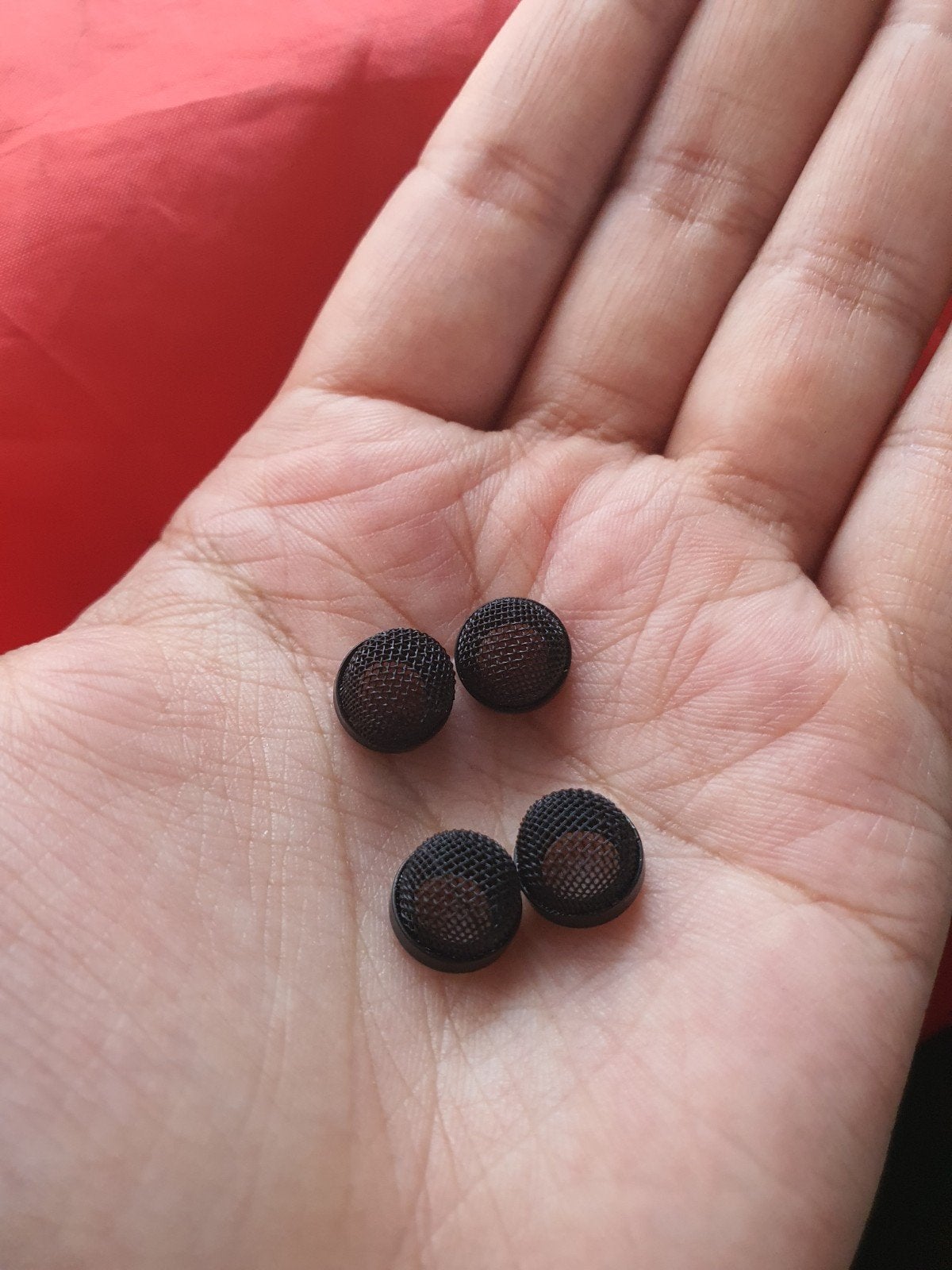Microfoon capsules/windkappen (4 stuks), Verzenden, Gebruikt, Overige typen