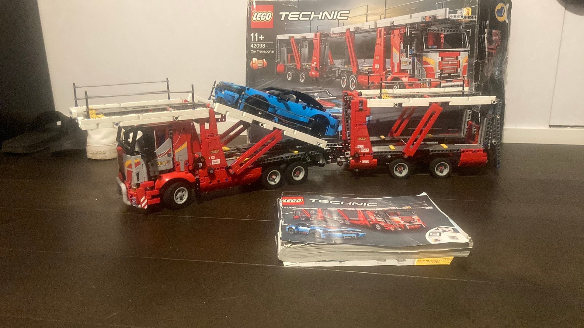 Mooie autotransporter tecnich lego, Ophalen of Verzenden, Zo goed als nieuw