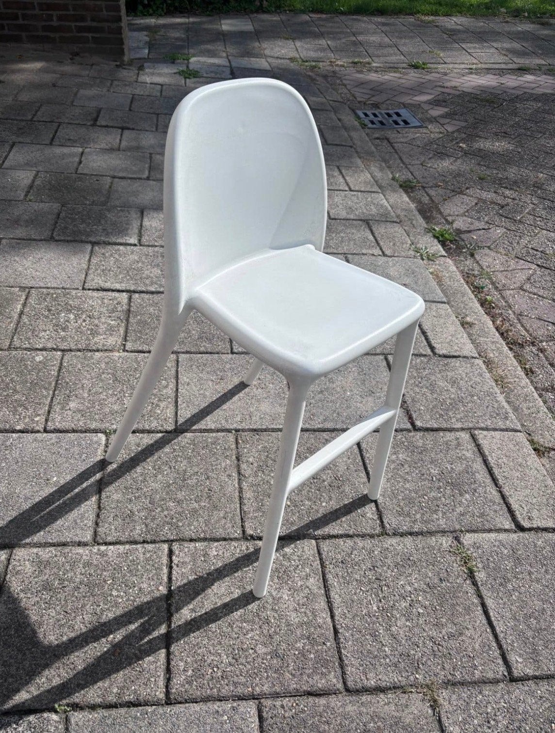 Ikea kinderstoel, Ophalen, Kunststof, Gebruikt, Wit