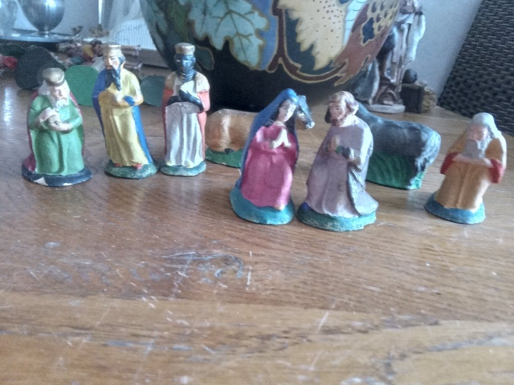 oudere kerstbeeldjes als aanvulling van u eigen set, Diversen, Kerst, Ophalen of Verzenden, Gebruikt