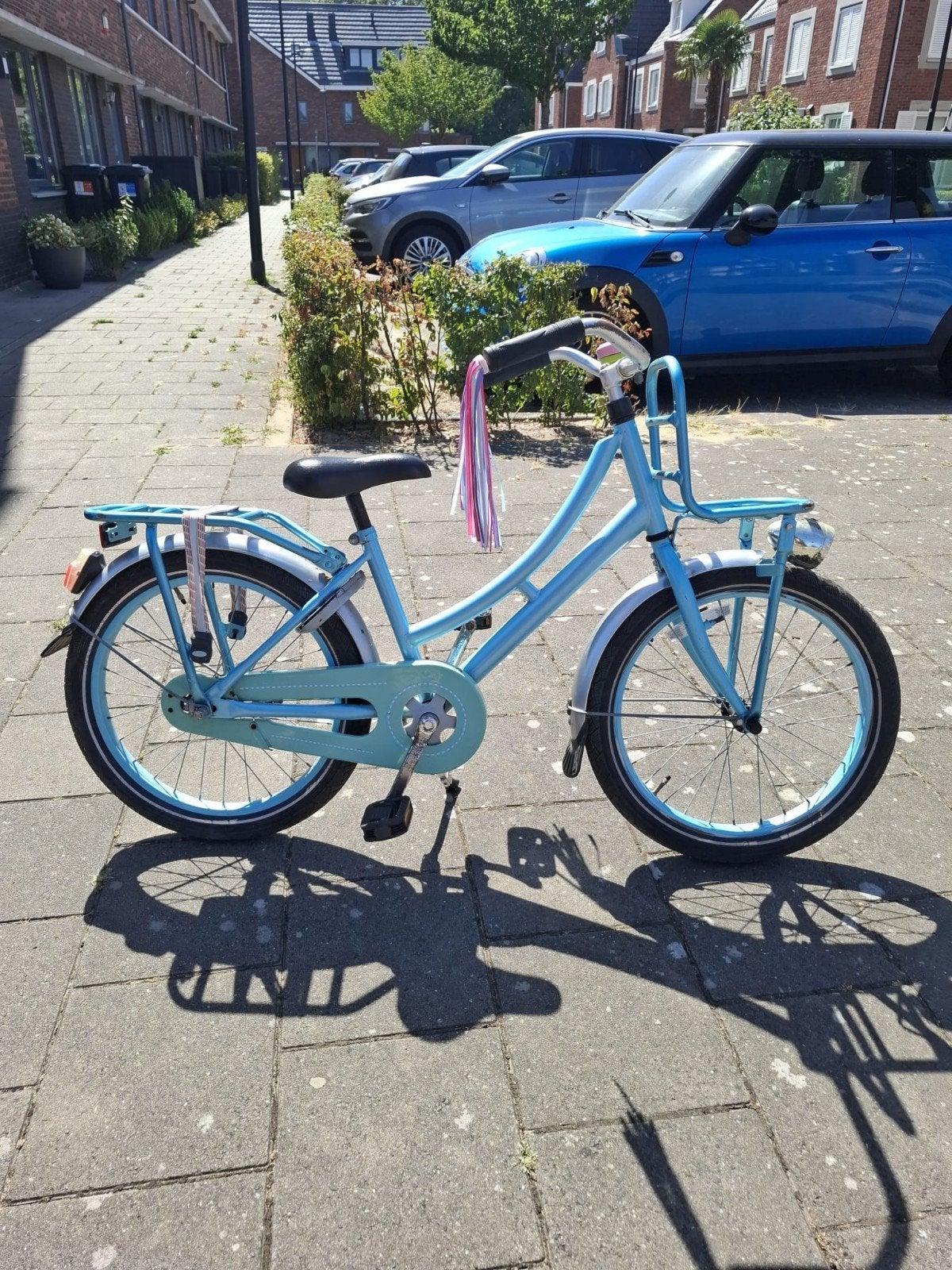 leuke kinderfiets met voordrager, Ophalen, Gebruikt, 20 inch