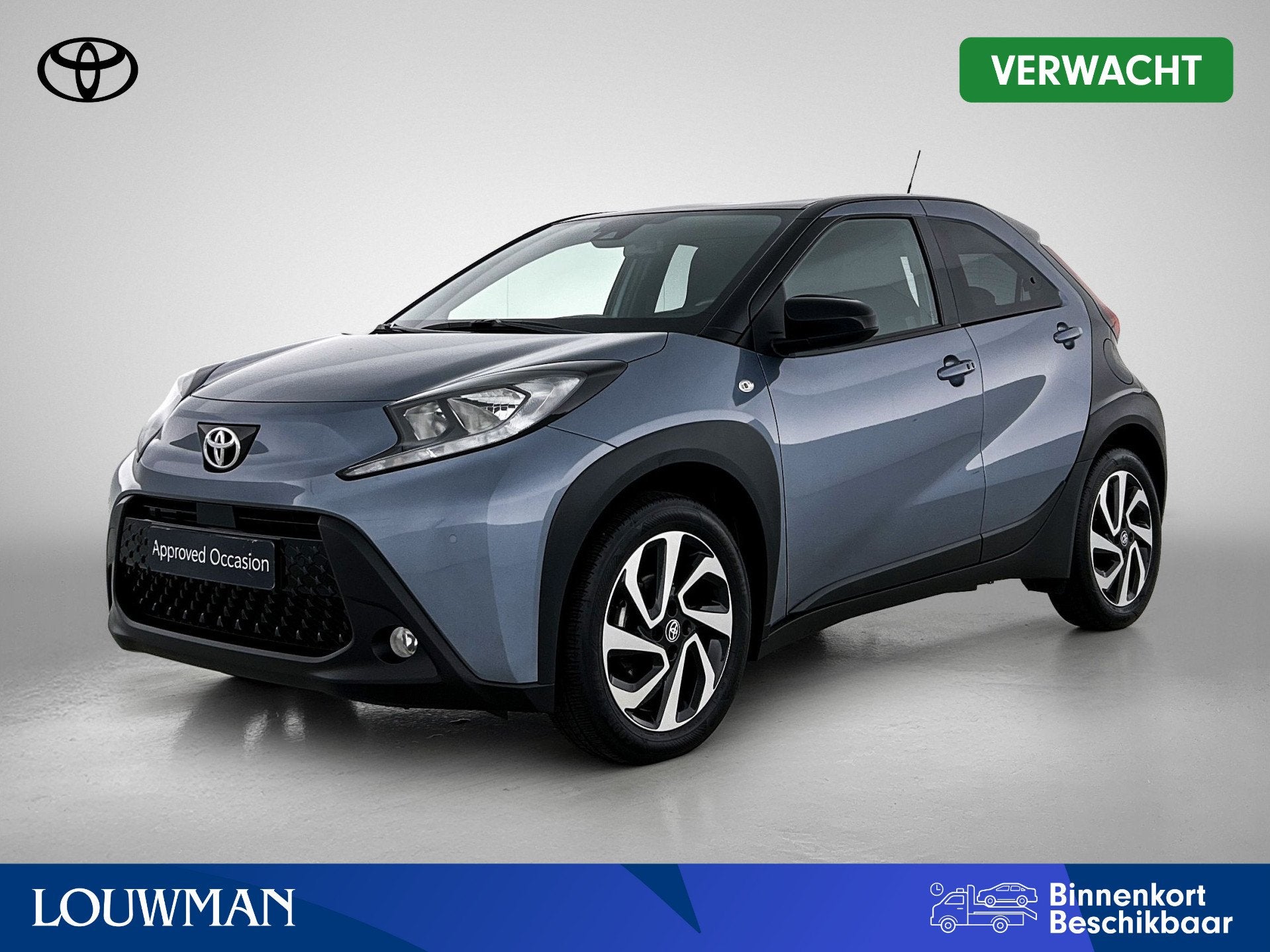 Toyota Aygo X 1.0 VVT-i S-CVT Pulse + | BTW Voertuig | Parke, Stof, Gebruikt, Zwart, 4 stoelen