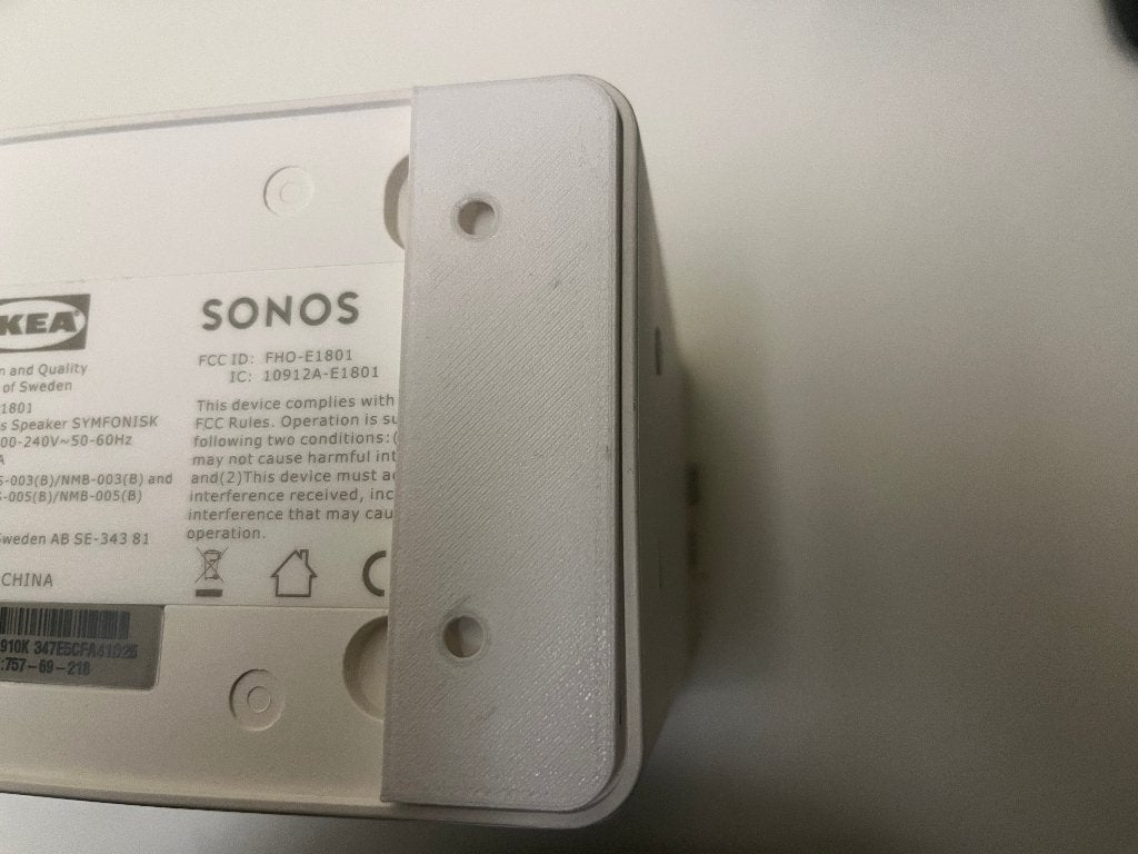 IKEA Symfonisk Rear Speaker Mount Beugel - Wit, Inclusief muurbeugels, Nieuw, Ophalen of Verzenden, Sonos