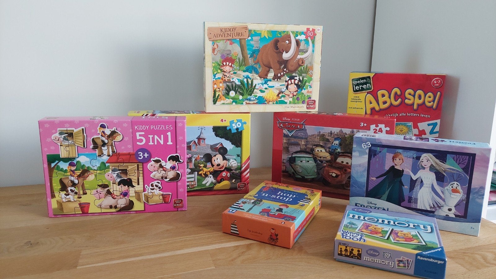 Diverse puzzels en spellen voor kinderen, Ophalen of Verzenden, Meer dan 50 stukjes, Zo goed als nieuw, 2 tot 4 jaar