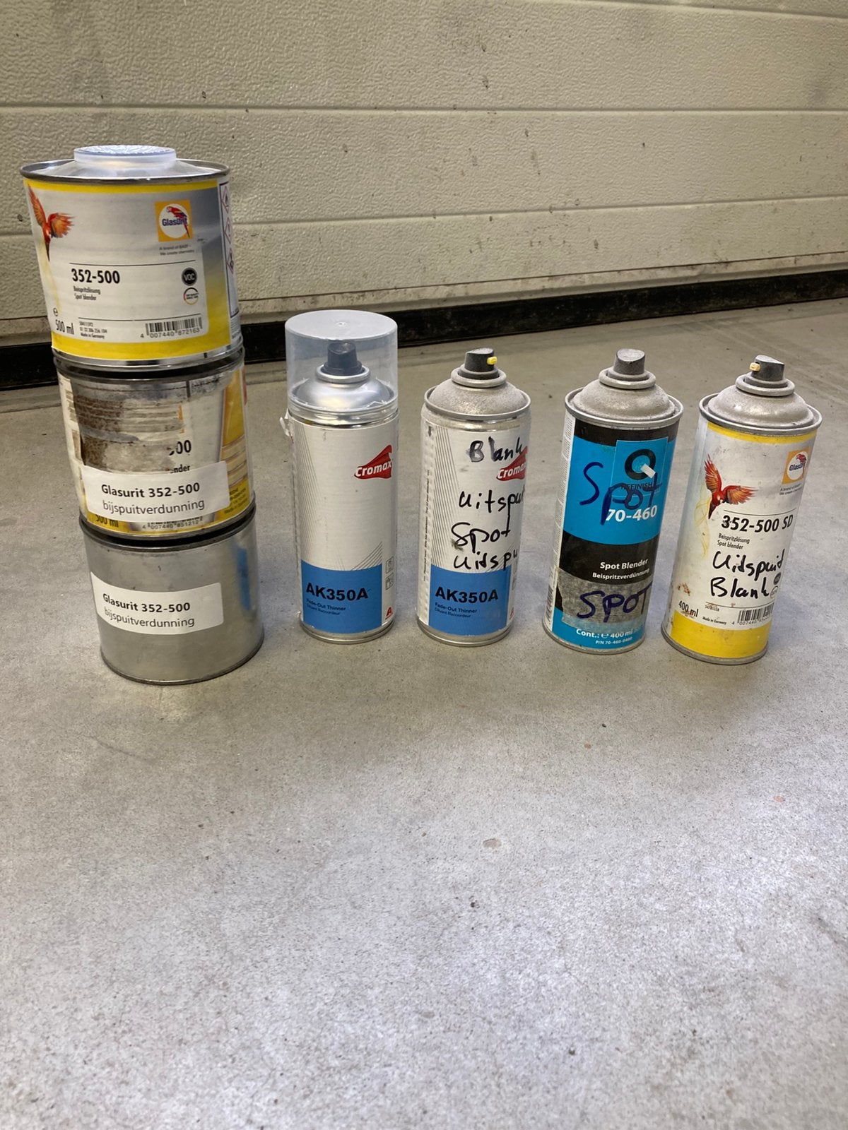Uitspuitverdunning spotblender glasurit, Ophalen of Verzenden, Nieuw