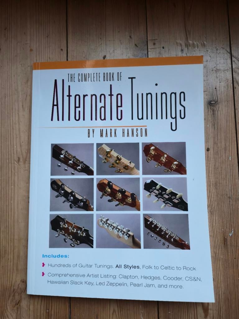 Gitaarles: Alternatieve stemmingen voor gitaar, Boeken, Ophalen of Verzenden, Zo goed als nieuw, Instrument, Mark Hanson