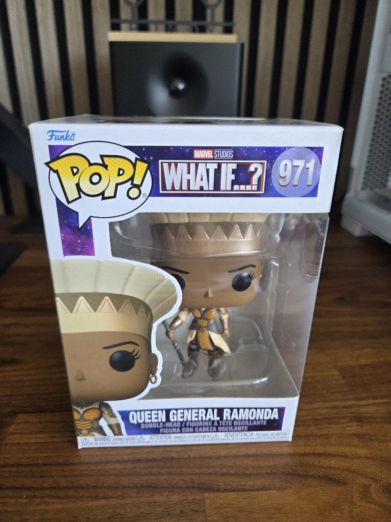Funko Pop! Marvel: What If...? - Queen General Ramonda #971, Verzamelen, Poppetjes en Figuurtjes, Zo goed als nieuw, Ophalen of Verzenden