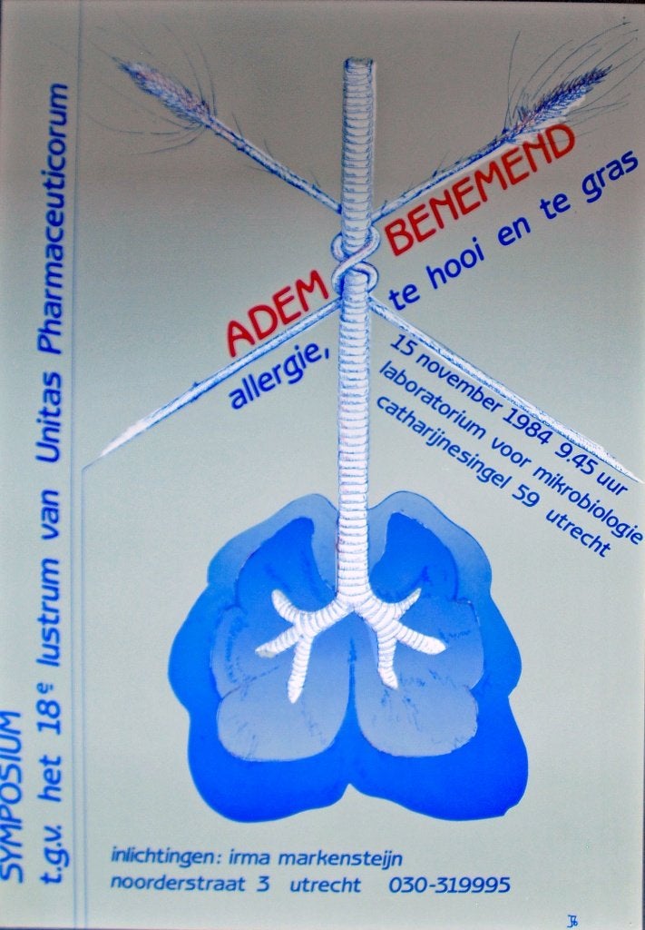 poster adem benemend, Verzamelen, Ophalen of Verzenden, Zo goed als nieuw, A1 t/m A3, Film en Tv