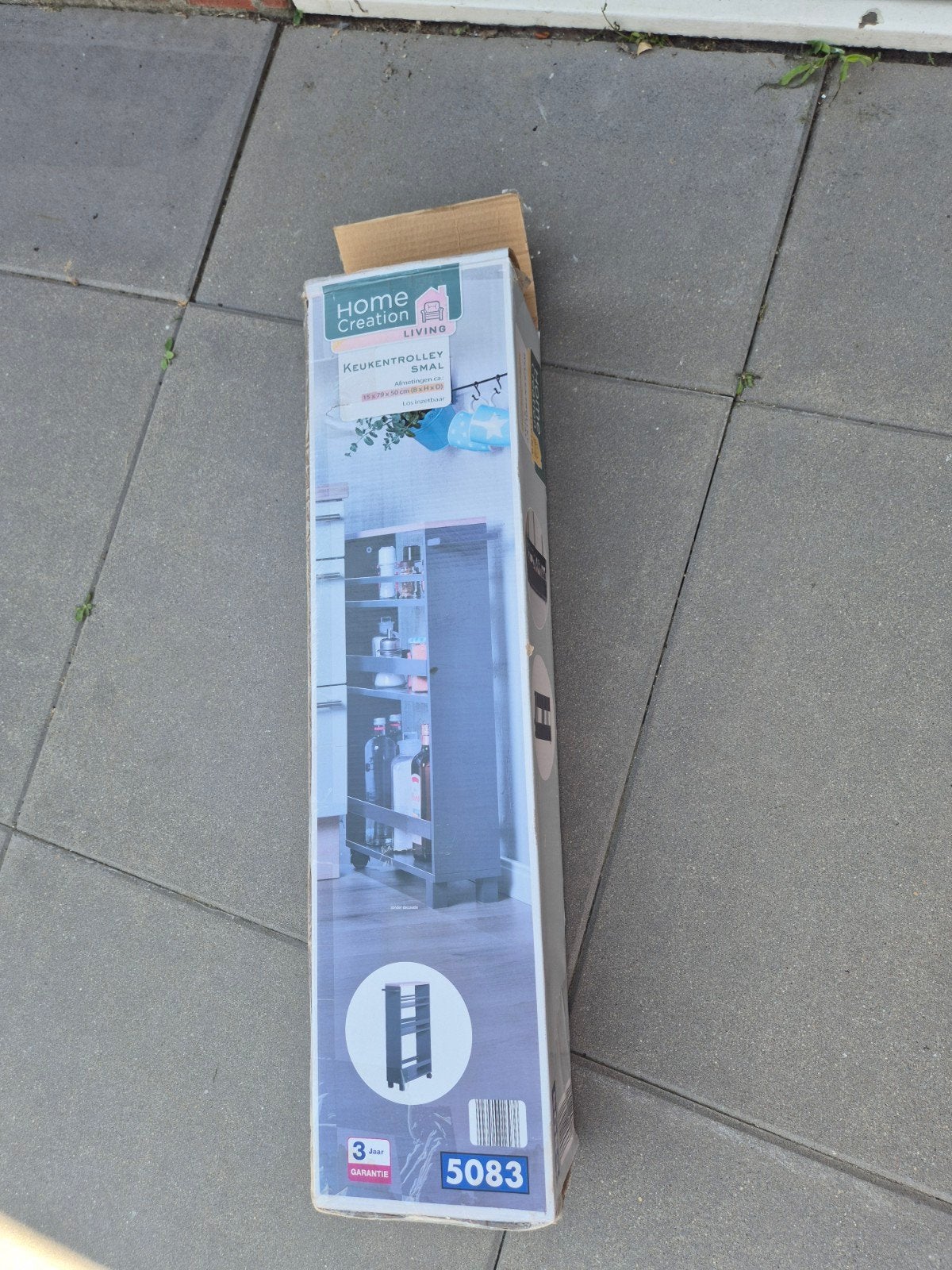 Home Creation Living Keukentrolley Smal - Nieuw in doos, Huis en Inrichting, Keukentrolley, Ophalen, Nieuw, Overige merken
