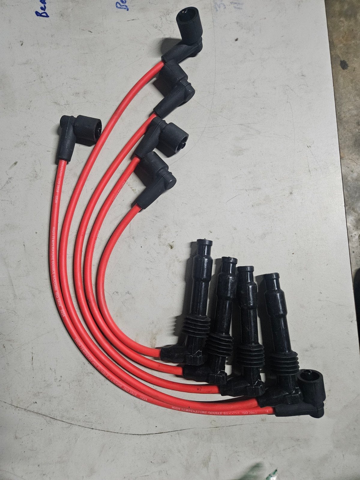 nieuwe set rode bougiekabels opel C20XE 8mm high temp, Ophalen of Verzenden, Vw, Info@wealer.nl, Zuiderinslag 2 3833 BP Leusden