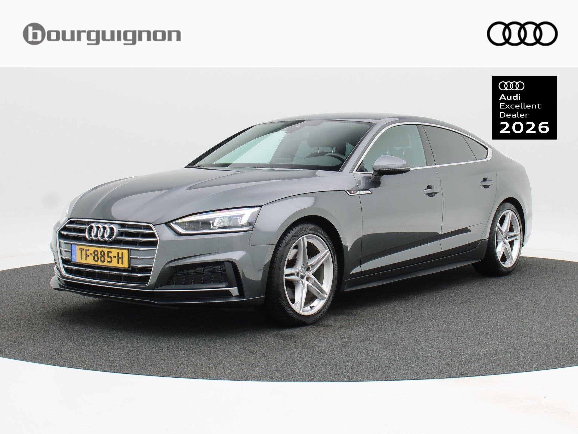 Audi A5 Sportback 1.4 TFSi Sport S-line Edition 150 Pk Autom, Auto's, Audi, Gebruikt, 4 cilinders, 150 pk, Leder en Stof