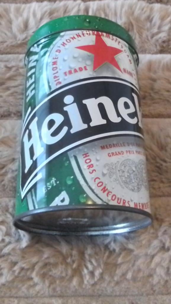 Heineken Experience blikje - decoratief per blik 4,00, Verzamelen, Blikken, Gebruikt, Overige, Overige merken, Ophalen of Verzenden