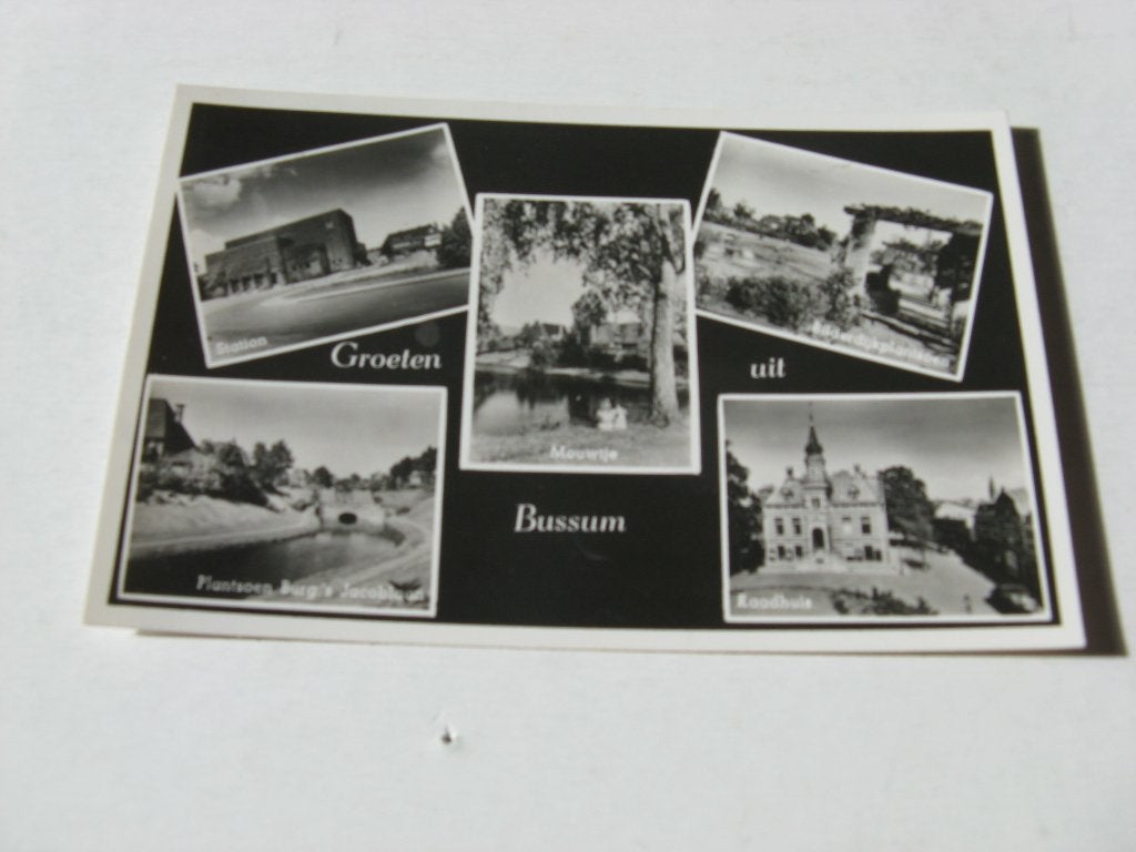 Groeten uit Bussum. 5 luik, Verzamelen, Ophalen of Verzenden, Voor 1920, Gelopen, Noord-Brabant