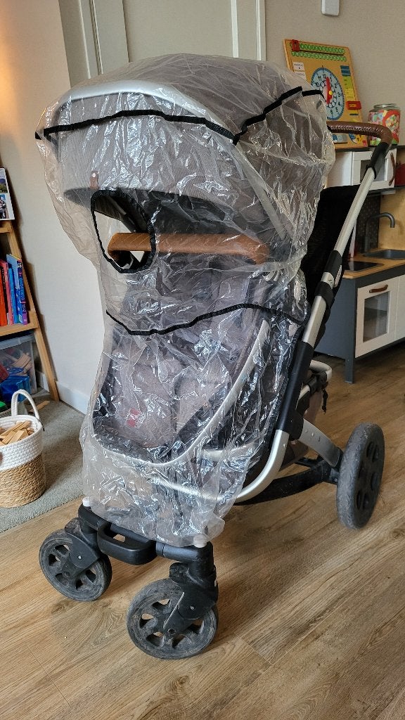 Prénatal regenhoes kinderwagen universeel transparant, Ophalen, Gebruikt, Kinderwagen, Overige merken