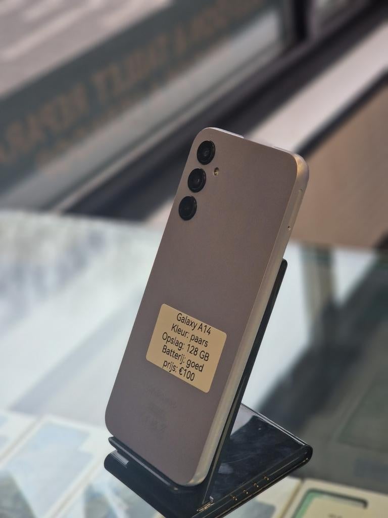 Samsung galaxy A14.   128 GB.   2 jaar garantie