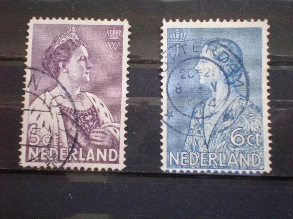Nederland nvph 265-266 gebruikt (S 673)....€ 0,40, Verzenden