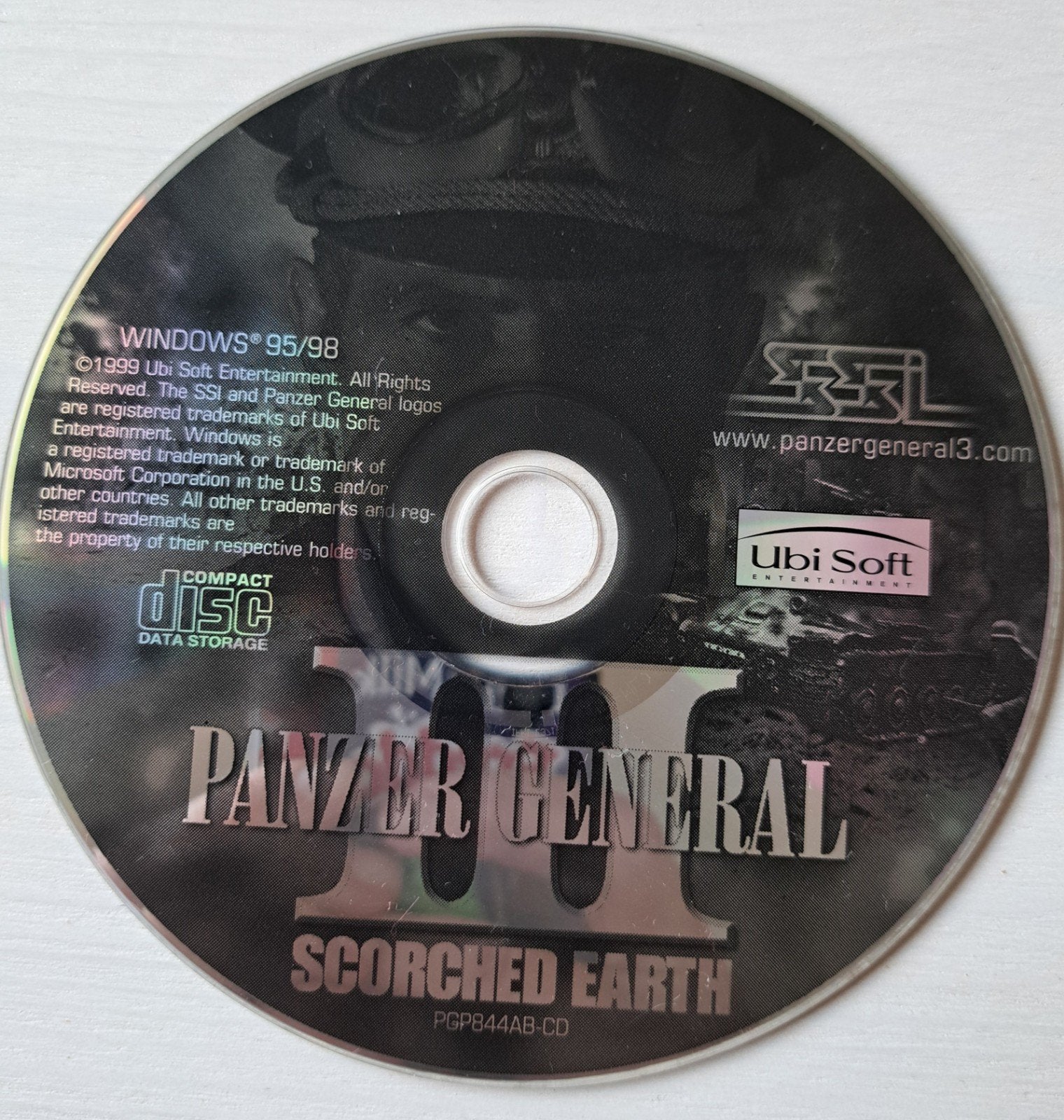 PC game Panzer General III Scorched earth UBI Soft, Avontuur en Actie, Gebruikt, 1 speler, Ophalen of Verzenden