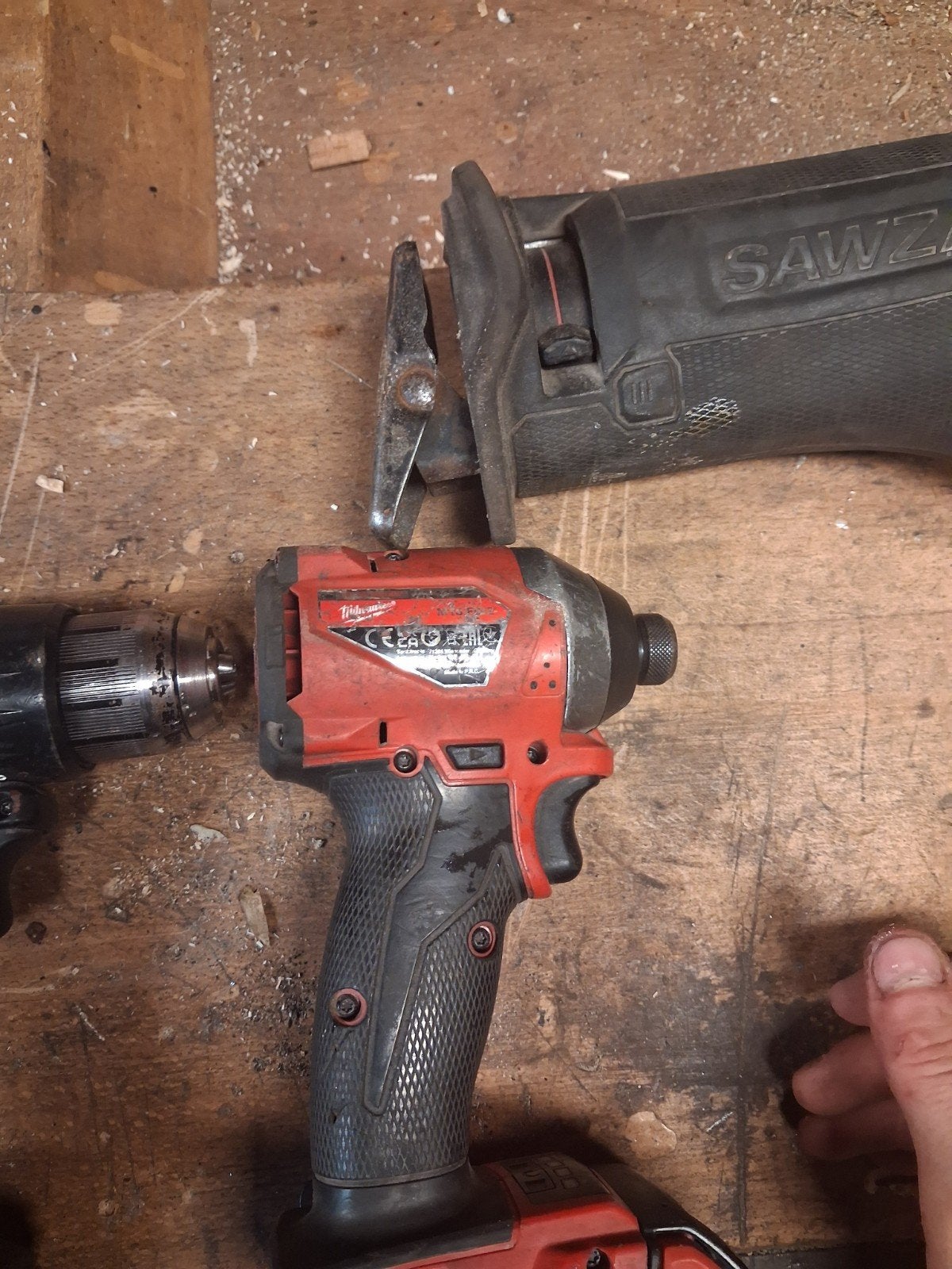Milwaukee M18 FID2  - zo goed als nieuw, Variabele snelheid, Overige typen, Ophalen of Verzenden, Gebruikt
