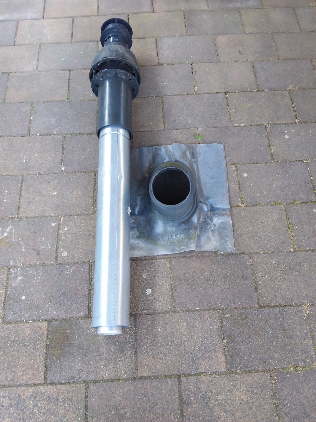 Dakdoorvoer ventilatiepijp met loden slab, Ophalen, Gebruikt, Afzuiger