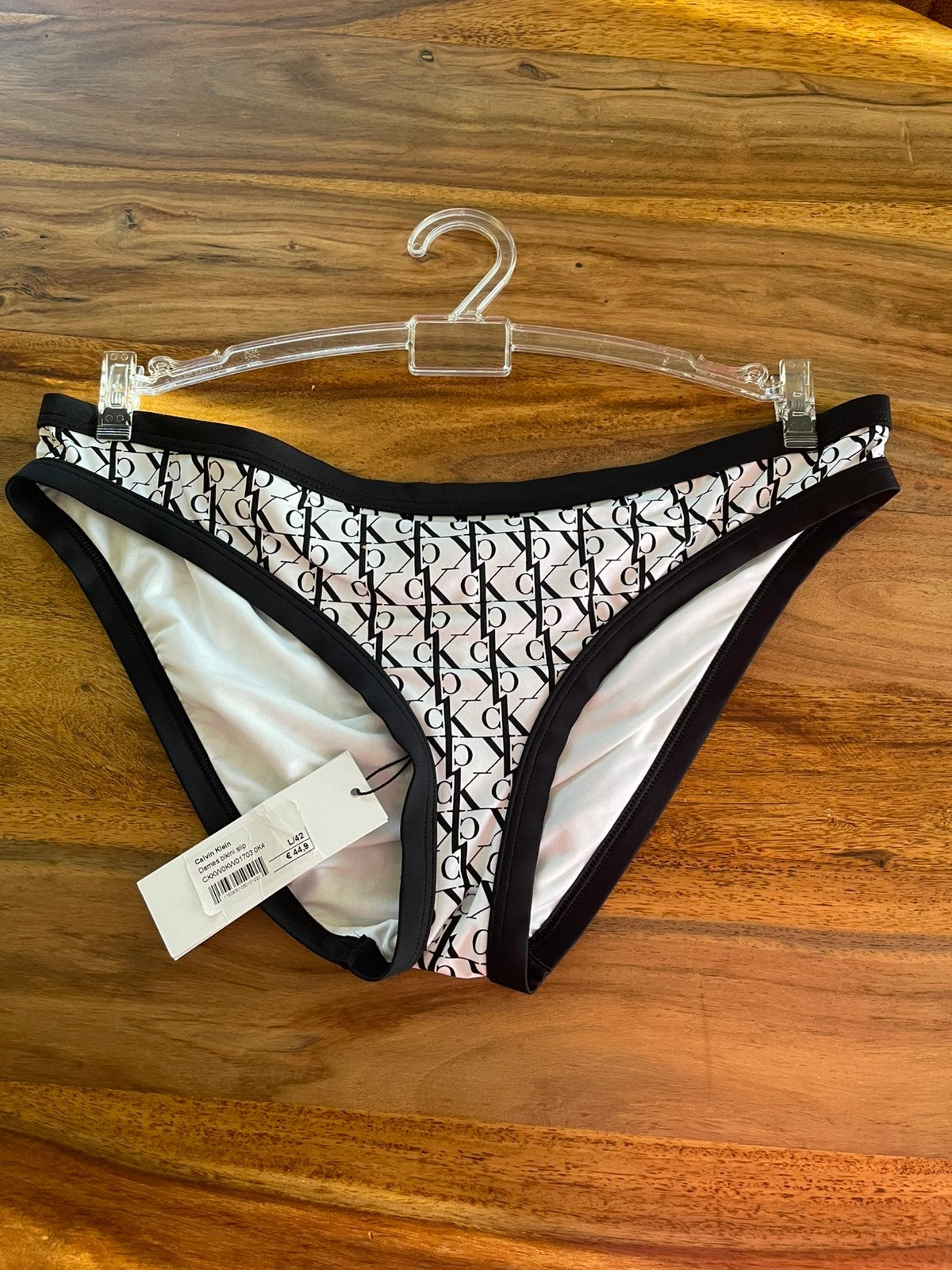 Calvin klein bikini slip L, Verzenden, Nieuw, Wit, Overige typen