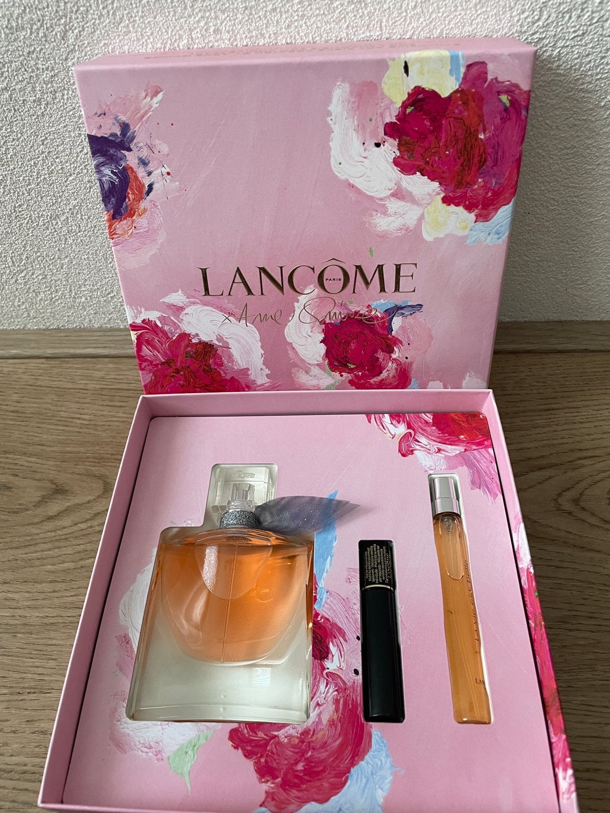 Lancôme la vie est belle 50ml edp, 10ml edp en 2ml mascara, Ophalen of Verzenden, Nieuw