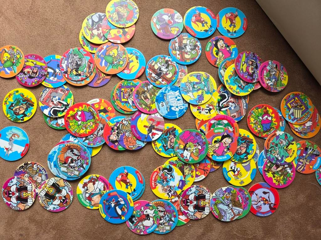 Bergje world flippo's 141 tm 240, Ophalen, World, Losse flippo's