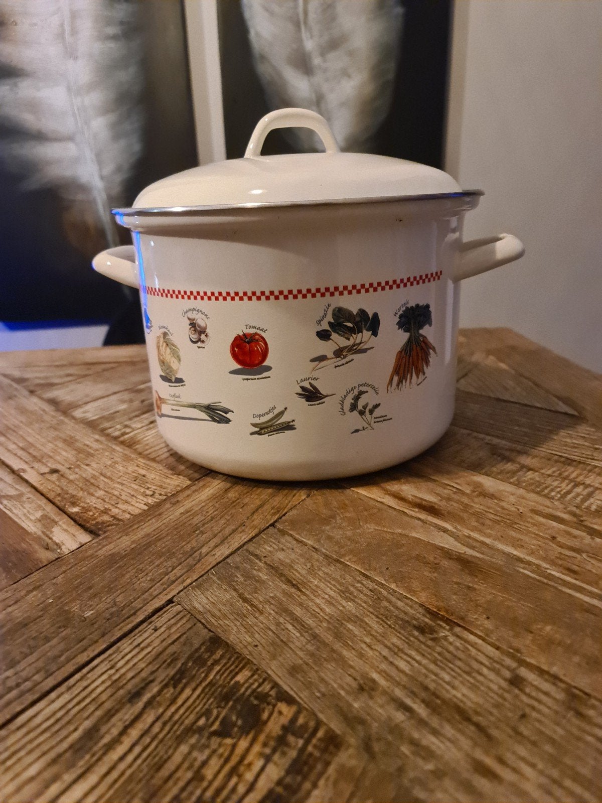 Emaille kookpan nieuw 28cm, Nieuw, Kookpan, Emaille, Overige merken