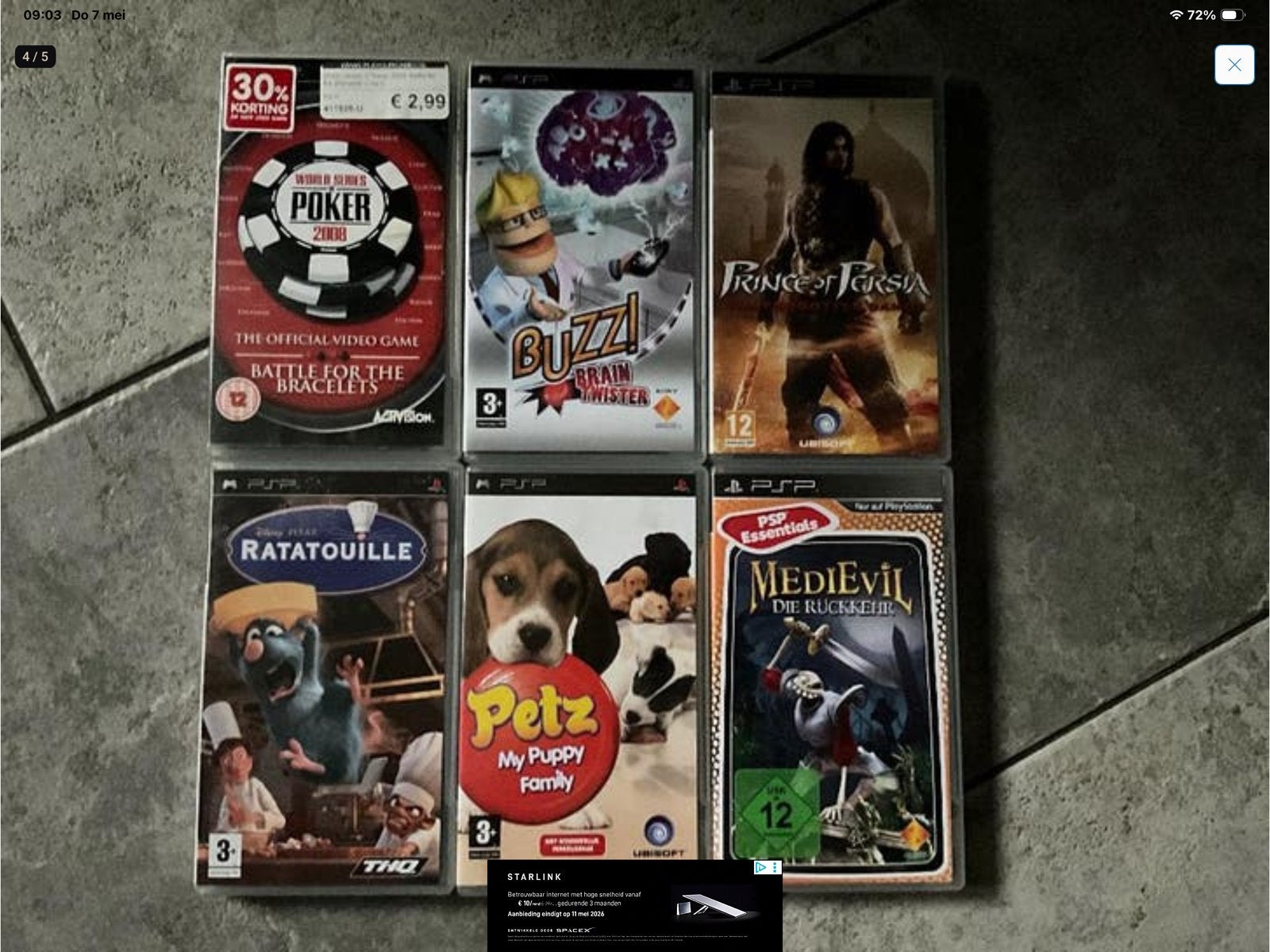 PSP Games: Grote Collectie (o.a. Prince of Persia, Buzz!), Gebruikt, Overige genres, 1 speler, Ophalen of Verzenden