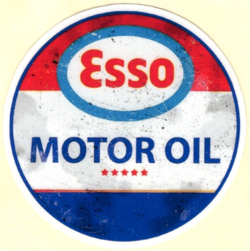 Esso Motor Oil sticker #14, Verzenden