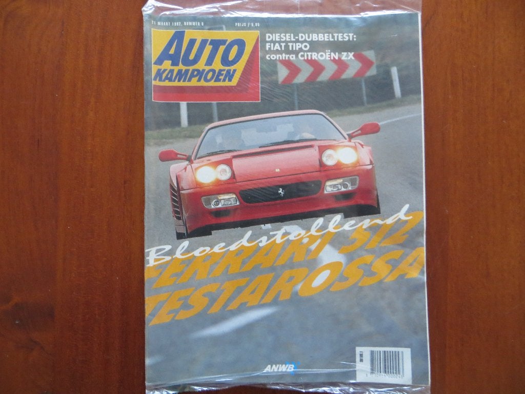 Autokampioen 6 1992 Ferrari 512 TR Fiat Tipo Citroën ZX, Ophalen of Verzenden, Nieuw, Citroën