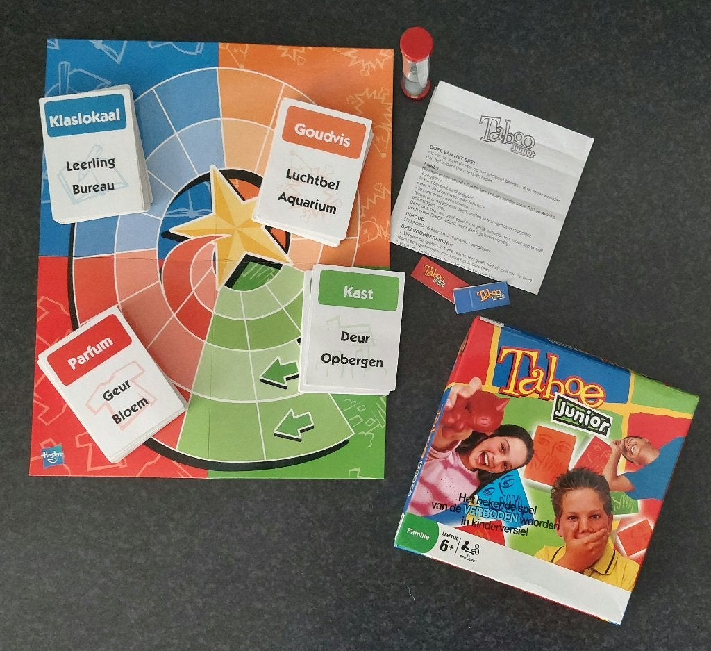 Spel Taboe junior (Hasbro), Een of twee spelers, Ophalen of Verzenden, Zo goed als nieuw, Hasbro