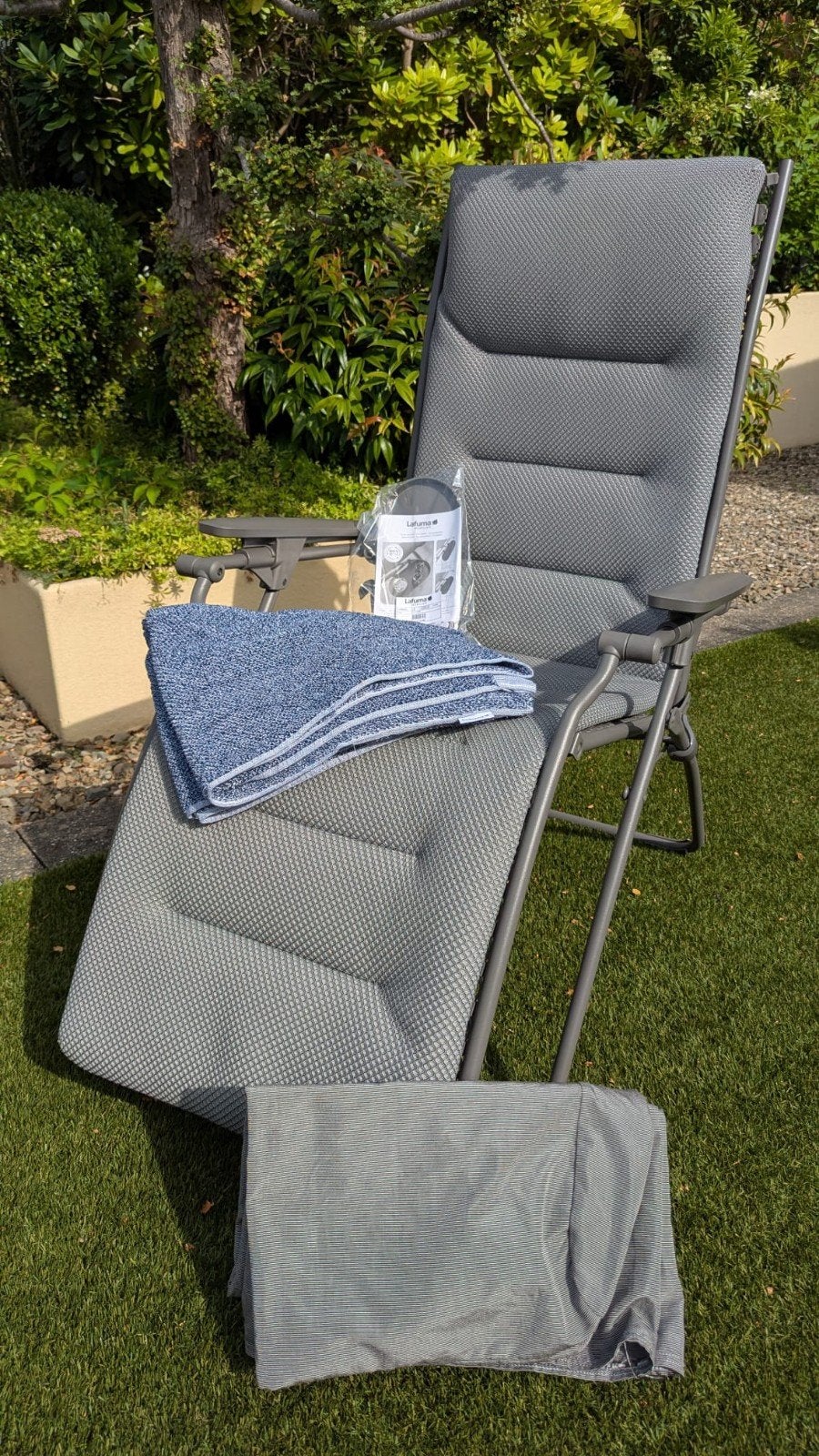 Lafuma Zero-Gravity Relaxstoel met accessoires - Z.G.A.N., Ophalen, Nieuw, Verstelbaar