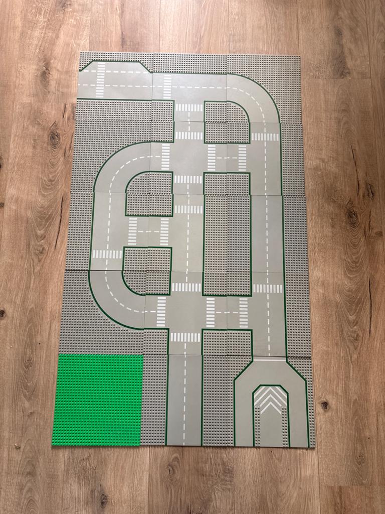 Lego wegenplaten en groene grondplaat, Kinderen en Baby's, Speelgoed | Duplo en Lego, Ophalen of Verzenden, Gebruikt