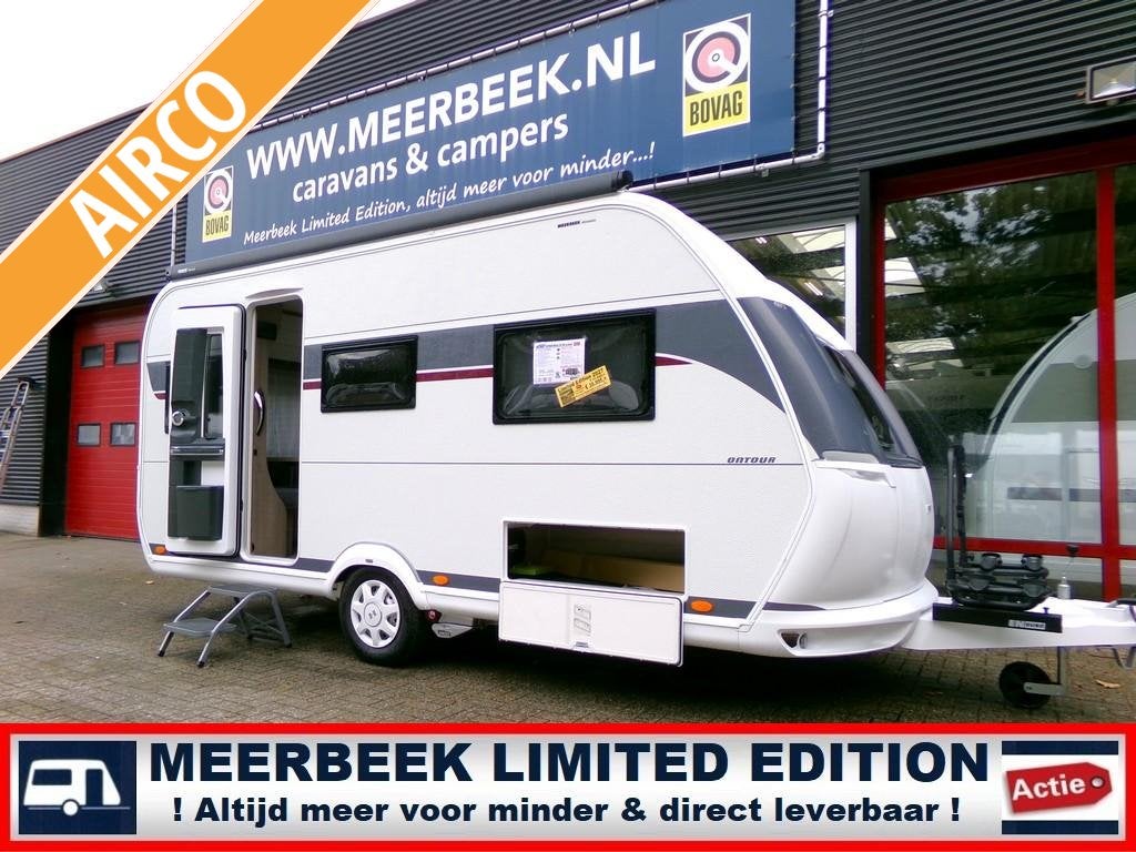 Hobby On Tour 460 DL 3889,=KORTING +MOVER +AIRCO +THULE, Caravans en Kamperen, Standaardzit, Hobby, Particulier, Schokbreker