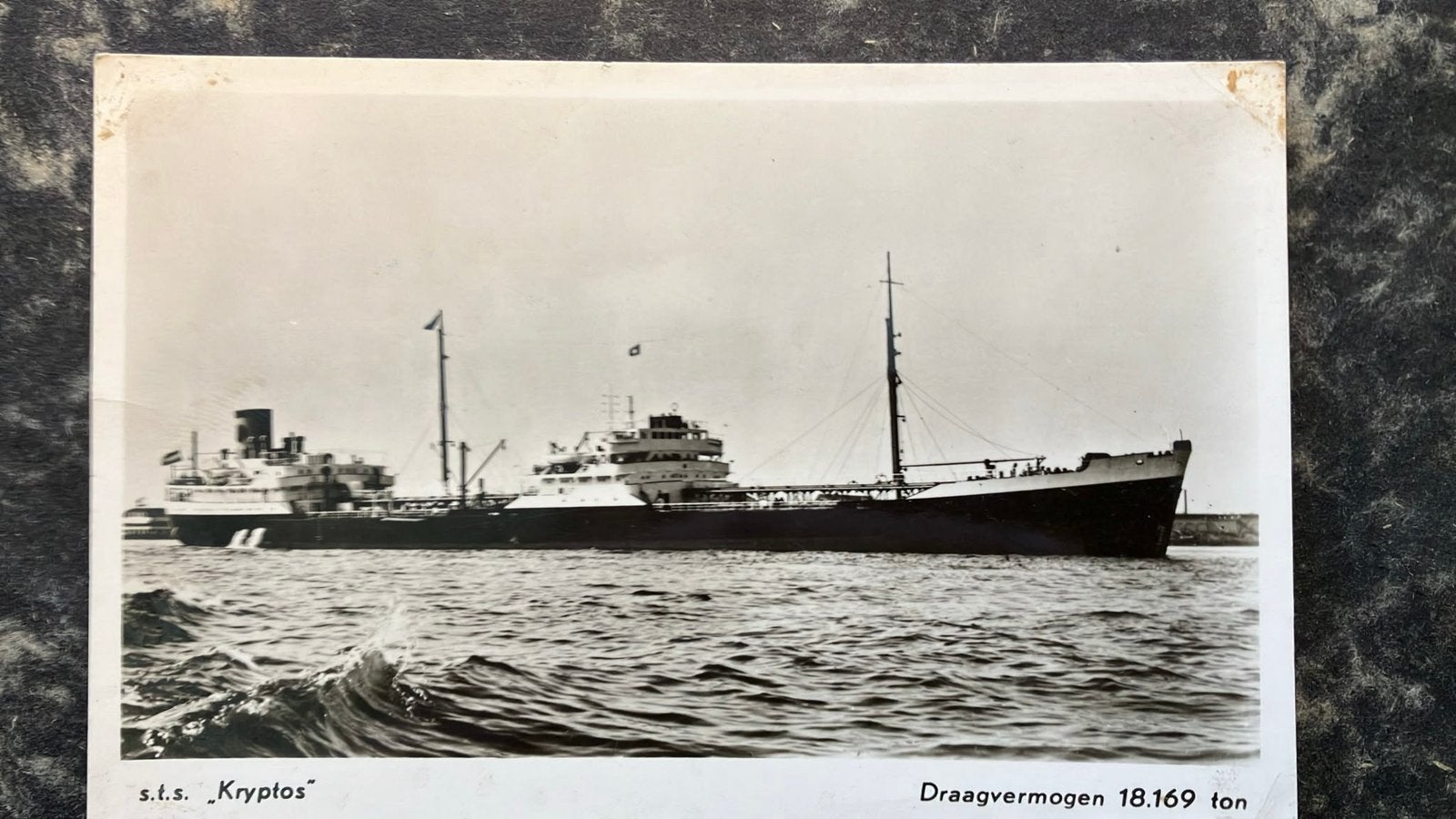 KRYPTOS   Shell tanker 1955-1976 sloop, Ophalen of Verzenden
