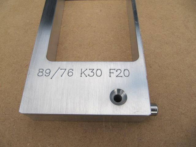 Set alu combi freesmal scharnieren+rail 4x 76/89 -vernieuwd-, Ophalen of Verzenden, Nieuw