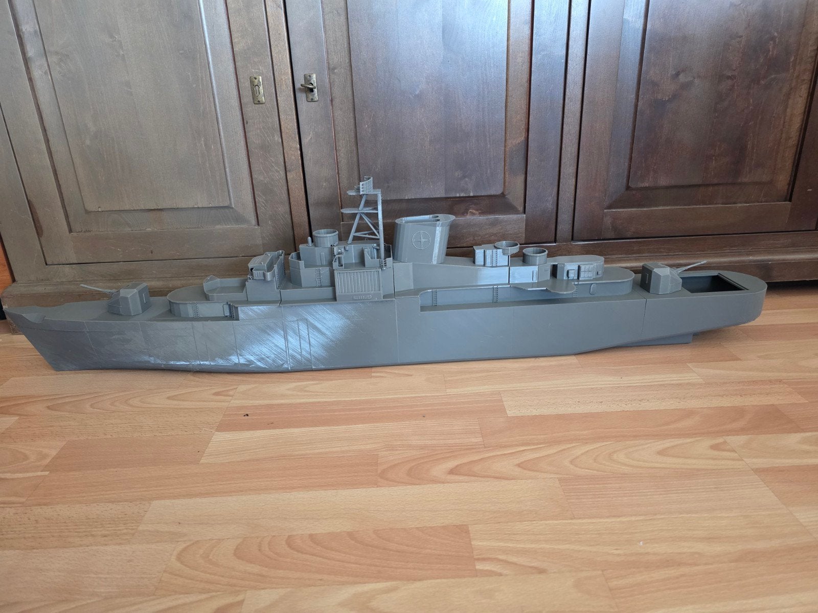 Rc modelbouw boot nieuw 1meter24cm lang, Ophalen, Nieuw