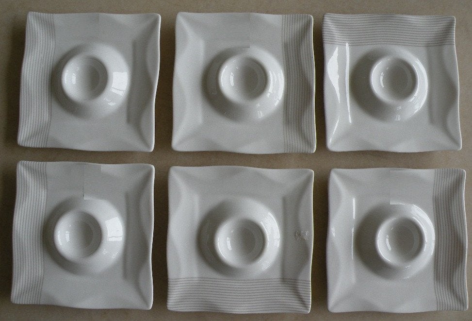 Eierdopjes. 6 Stuks. Leuk model., Overige typen, Ophalen of Verzenden, Zo goed als nieuw, Overige stijlen