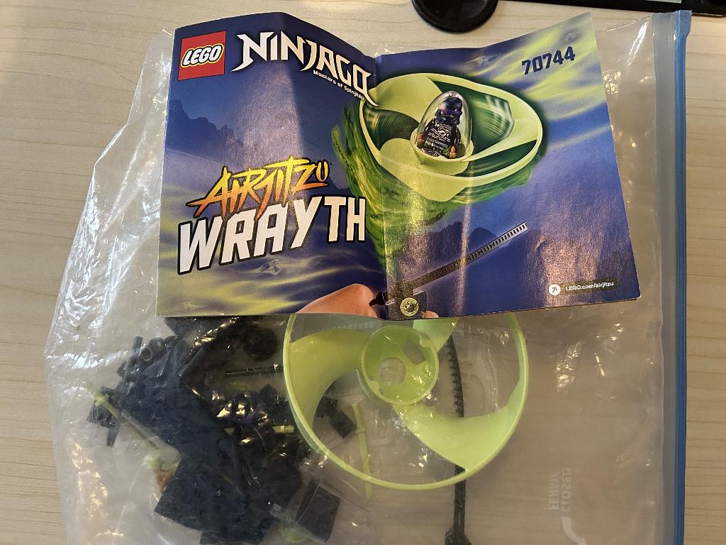 Lego Ninjago 70744 Airjitzu WRAYTH, Ophalen of Verzenden, Gebruikt, Complete set, Lego