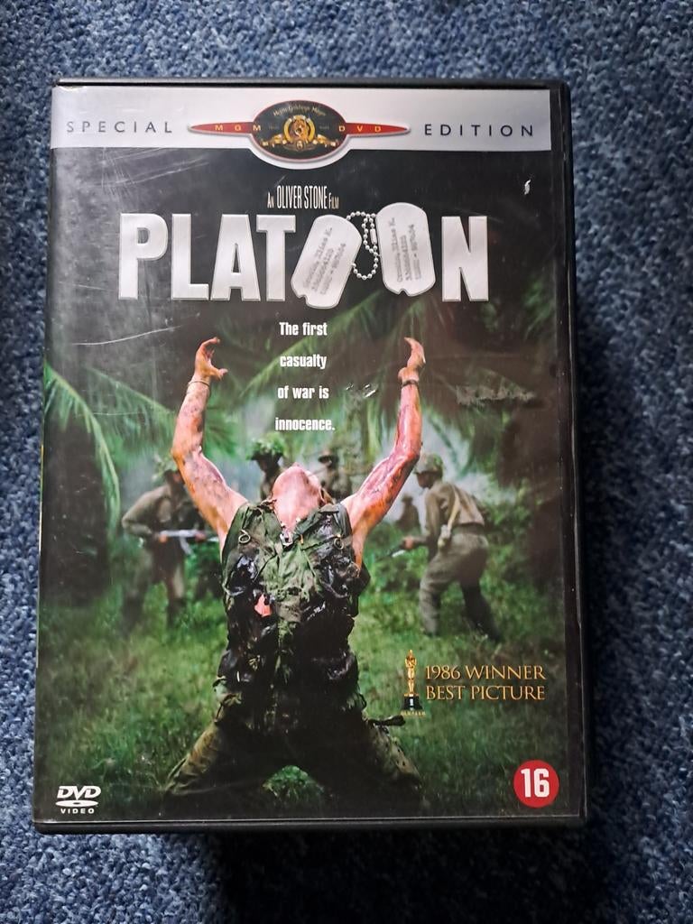 Platoon (dvd), Alle leeftijden, Ophalen of Verzenden, Zo goed als nieuw