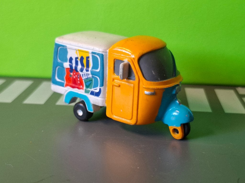 Onbekend - Piaggio Ape Sisi Rider [oranje] 1/43, Ophalen of Verzenden, Gebruikt, Auto