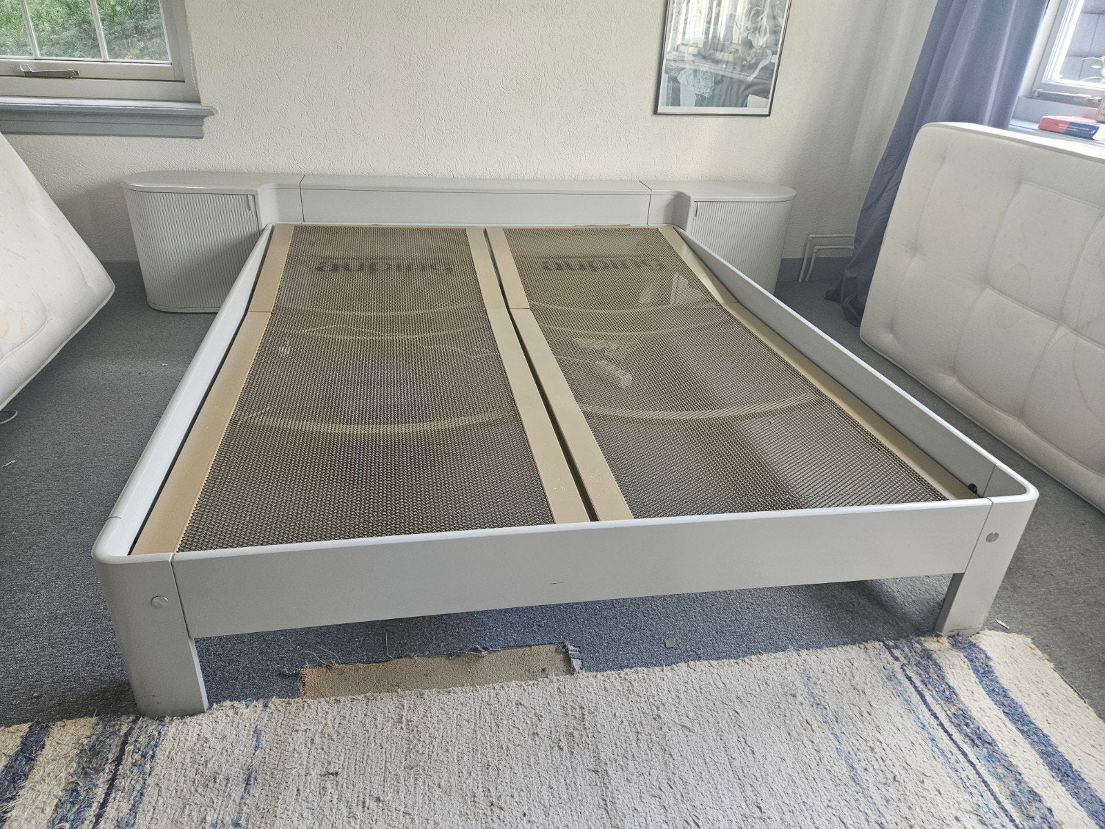 Auping auronde met ombouw, Ophalen, Gebruikt, Tweepersoons, 200 cm