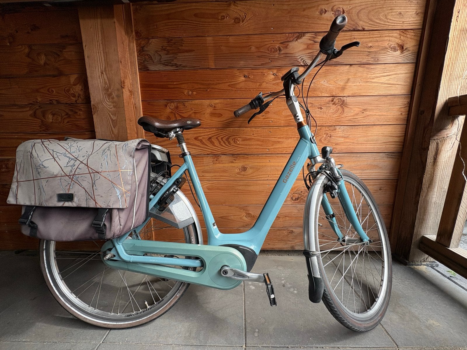Gazelle Orange C7+ elektrische damesfiets, Ophalen, Gebruikt, 51 tot 55 cm, 50 km per accu of meer