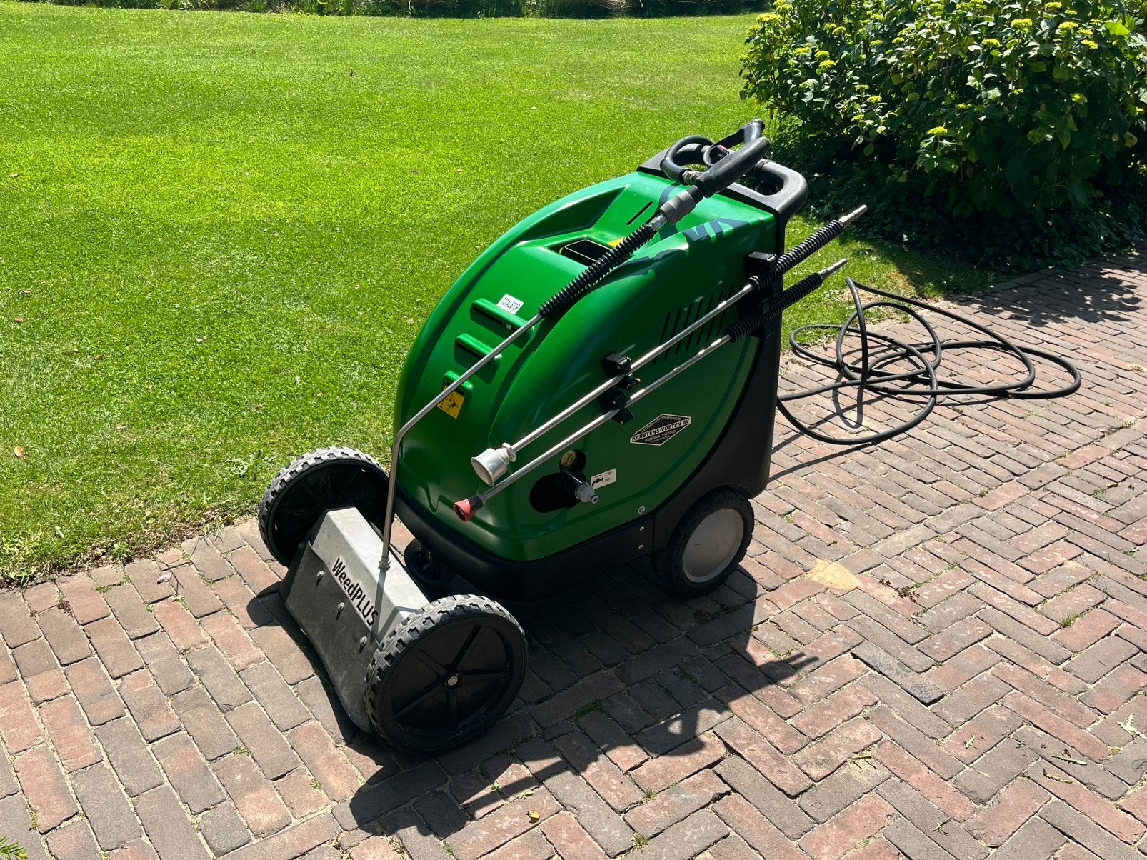 Onkruid stoommachine, Tuin en Terras, Grasmaaiers, Ophalen, Zo goed als nieuw, 50 cm of meer